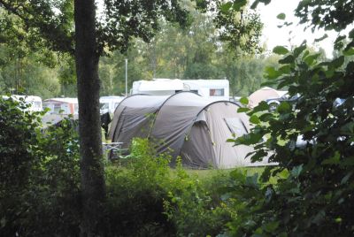 Tentje op Lovsjöbadens camping